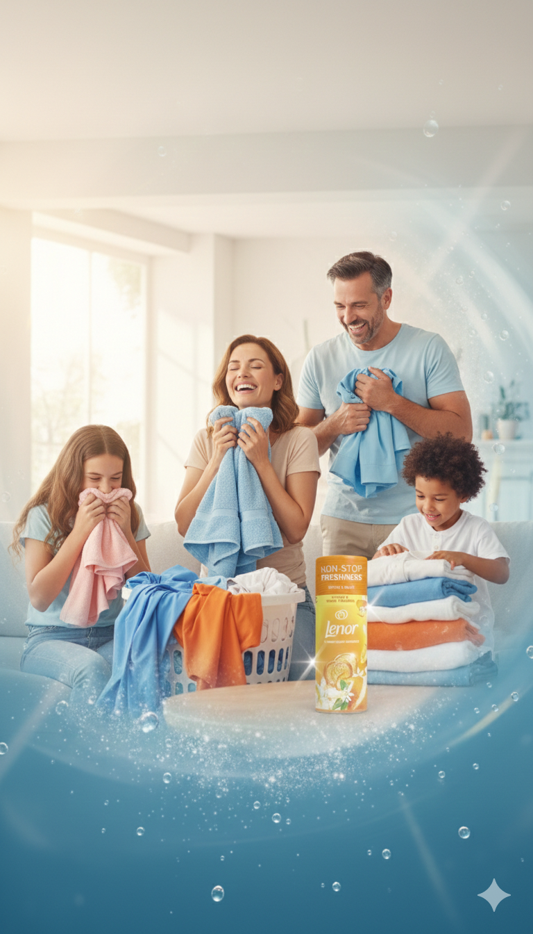 Lenor Citrus & White Verbena – Perles de Parfum pour Linge