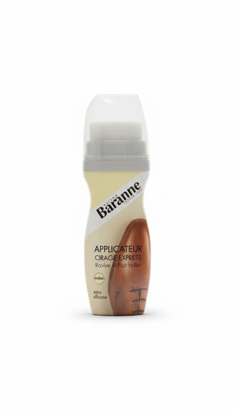 Baranne – Applicateur Cirage Express Ravive & Fait Briller les Chaussures