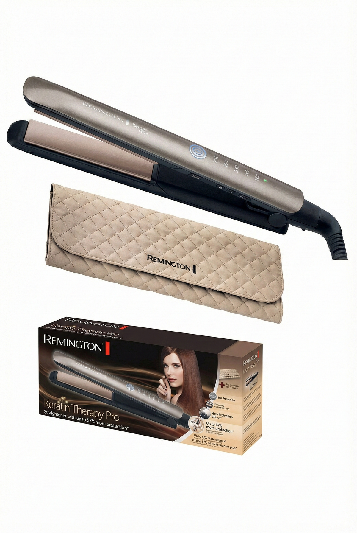 Lisseur Cheveux Remington Keratin Therapy Pro (sans boite)