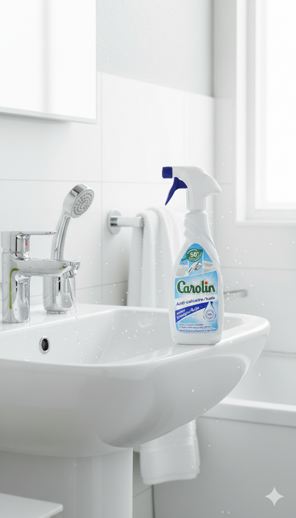 Carolin Anti-Calcaire au Vinaigre – Brillance & Protection Durable