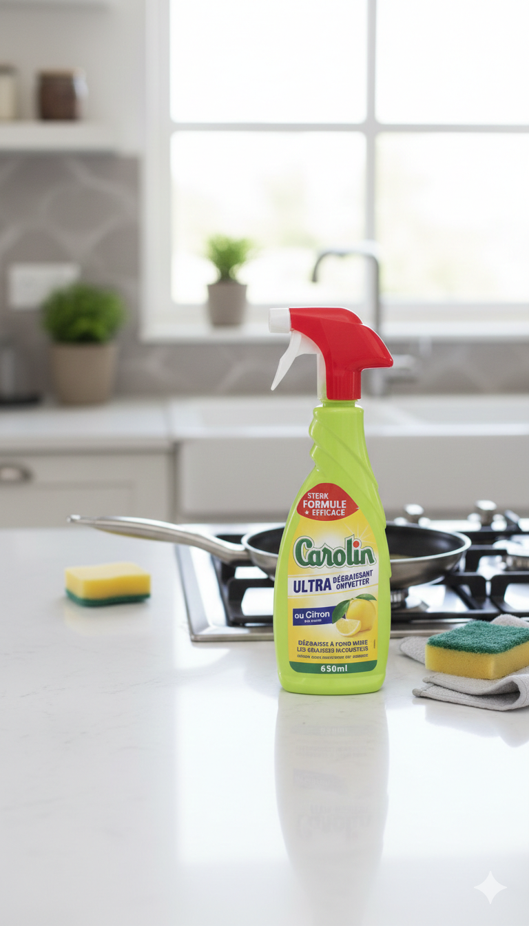 Carolin Ultra Dégraissant au Citron – Puissance Anti-Graisse 650 ml