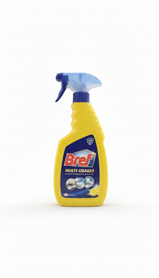 Bref Multi-Usages Citron – Nettoyant Puissant Toutes Surfaces