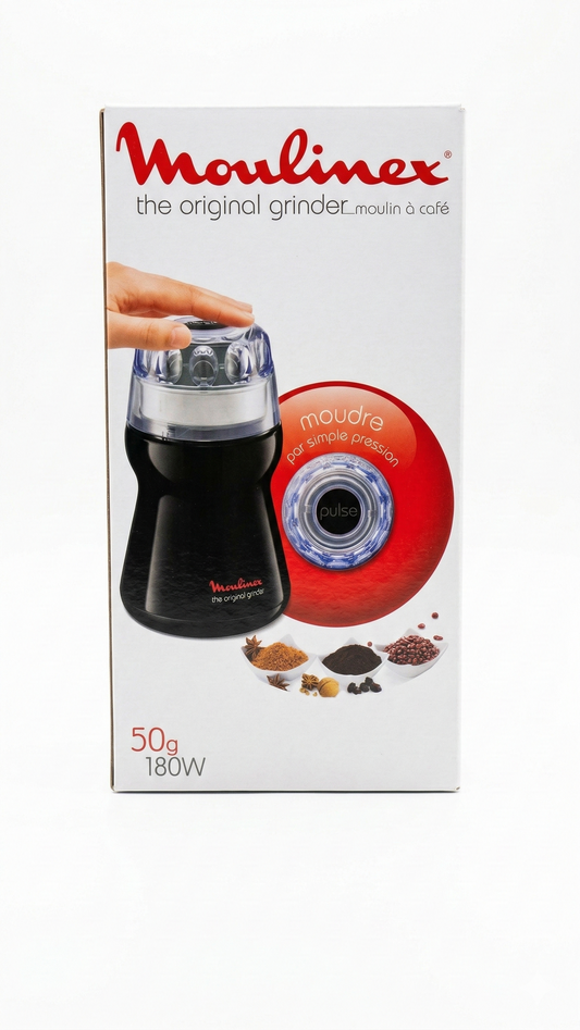 Moulinex AR110830 Moulin à Grain Électrique 180W Noir