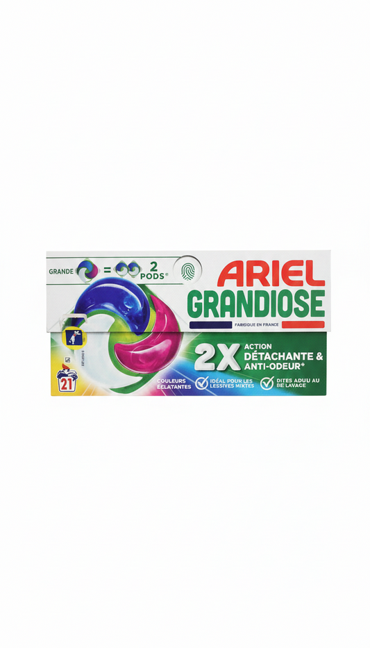 Ariel Grandiose Ecodoses – Capsules (21 lavages)