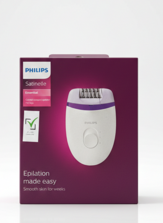 Philips Épilateur compact sur secteur  avec 4 accessoires (Modèle BRE275/00) - Violet
