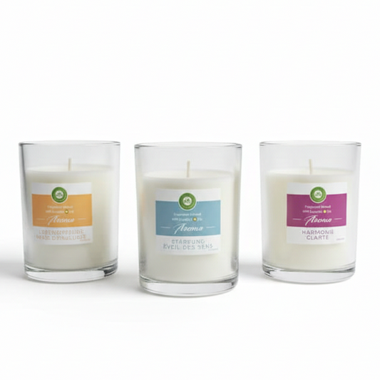 Airwick Coffret Bougies Parfumées Bien-Être 3 Bougies
