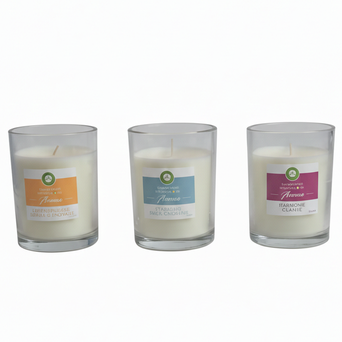 Airwick Coffret Bougies Parfumées Bien-Être 3 Bougies