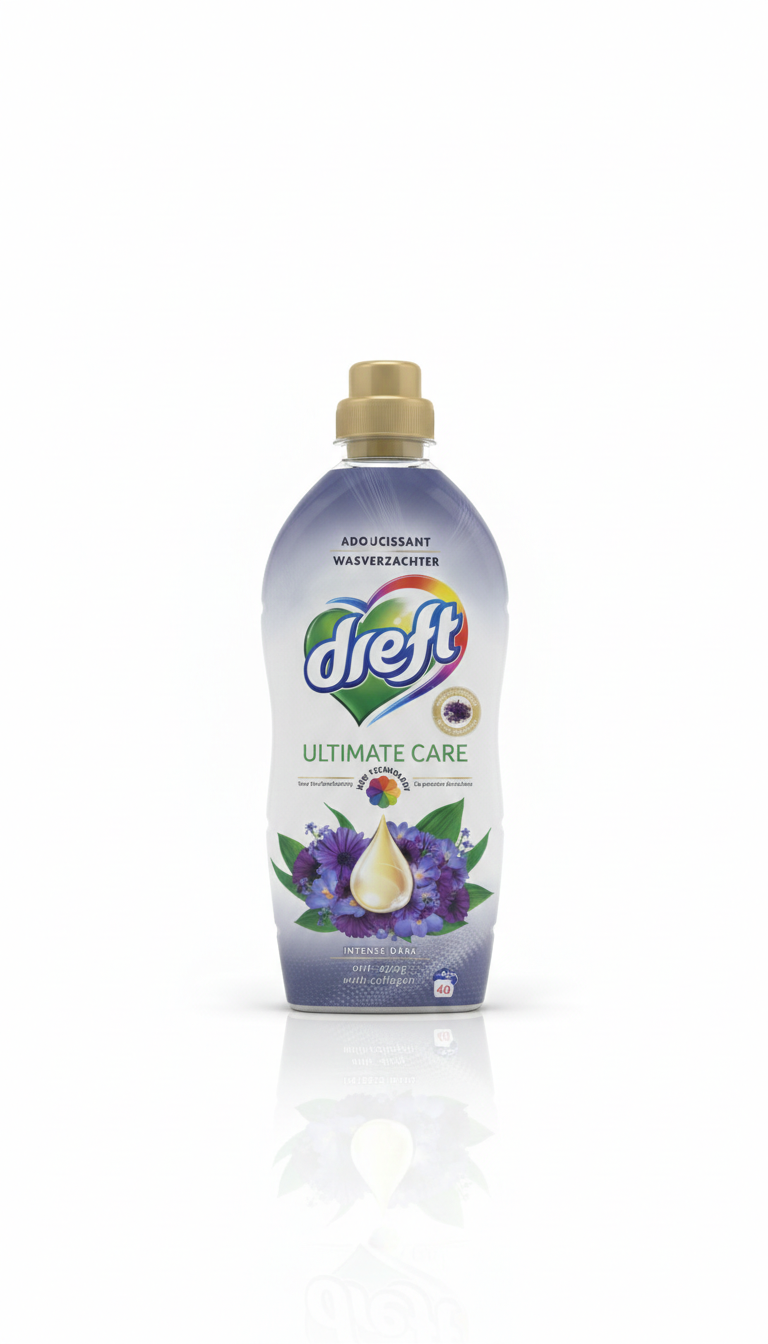 Dreft Ultimate Care Intense D’Ara – Adoucissant au Collagène (40 lavages)