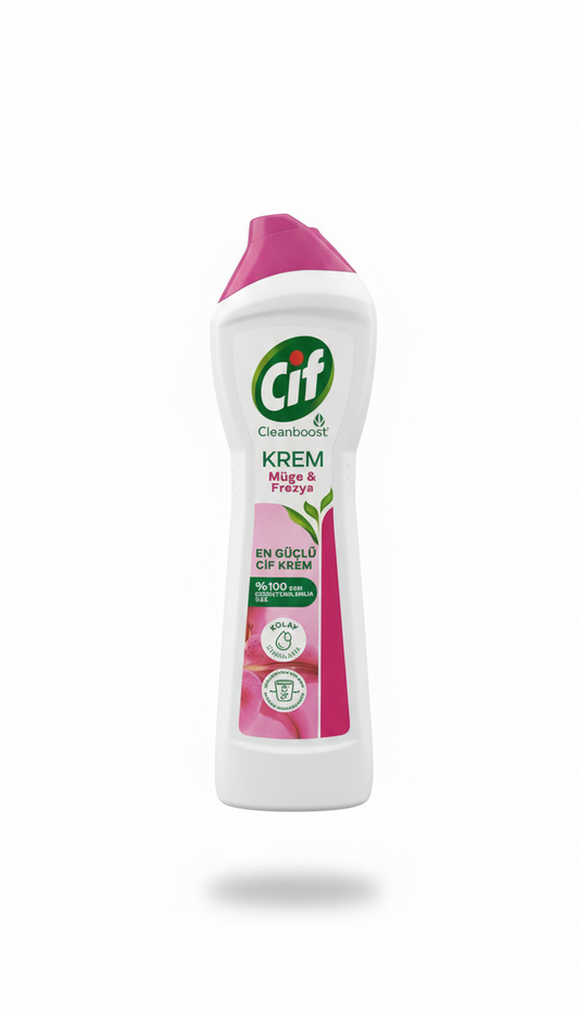 Cif Cleanboost Crème Muguet & Freesia – Nettoyant Multi-Surfaces