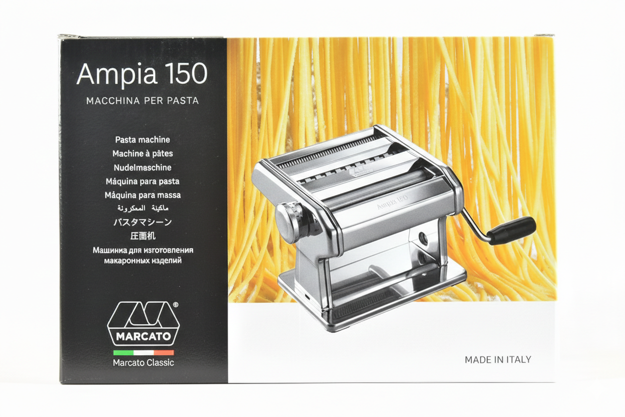 AMPIA 150 Machine à Pâtes Manuelle  – Inox Italien
