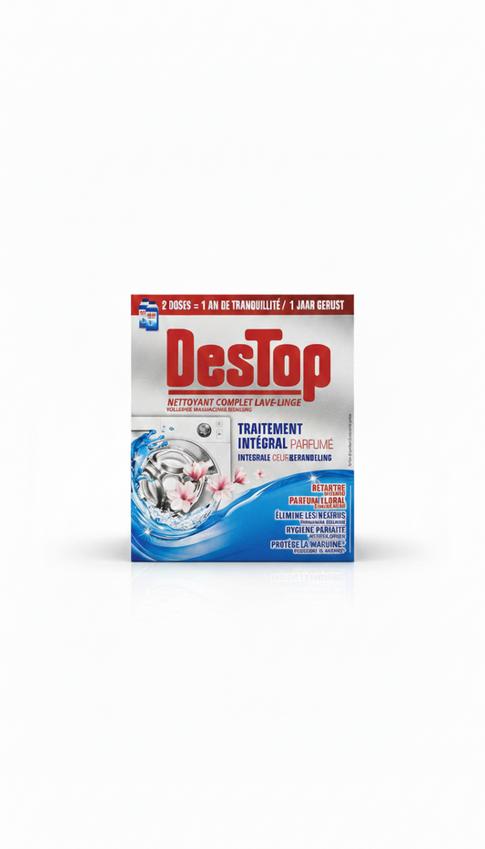 Destop Nettoyant Complet Lave-Linge – Traitement Intégral Parfumé