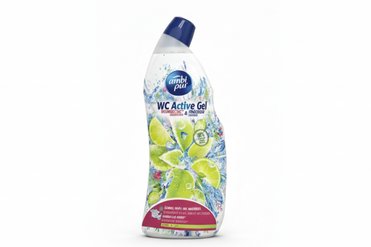 Ambi Pur WC Active Gel – Désinfectant WC & Fraîcheur Intense
