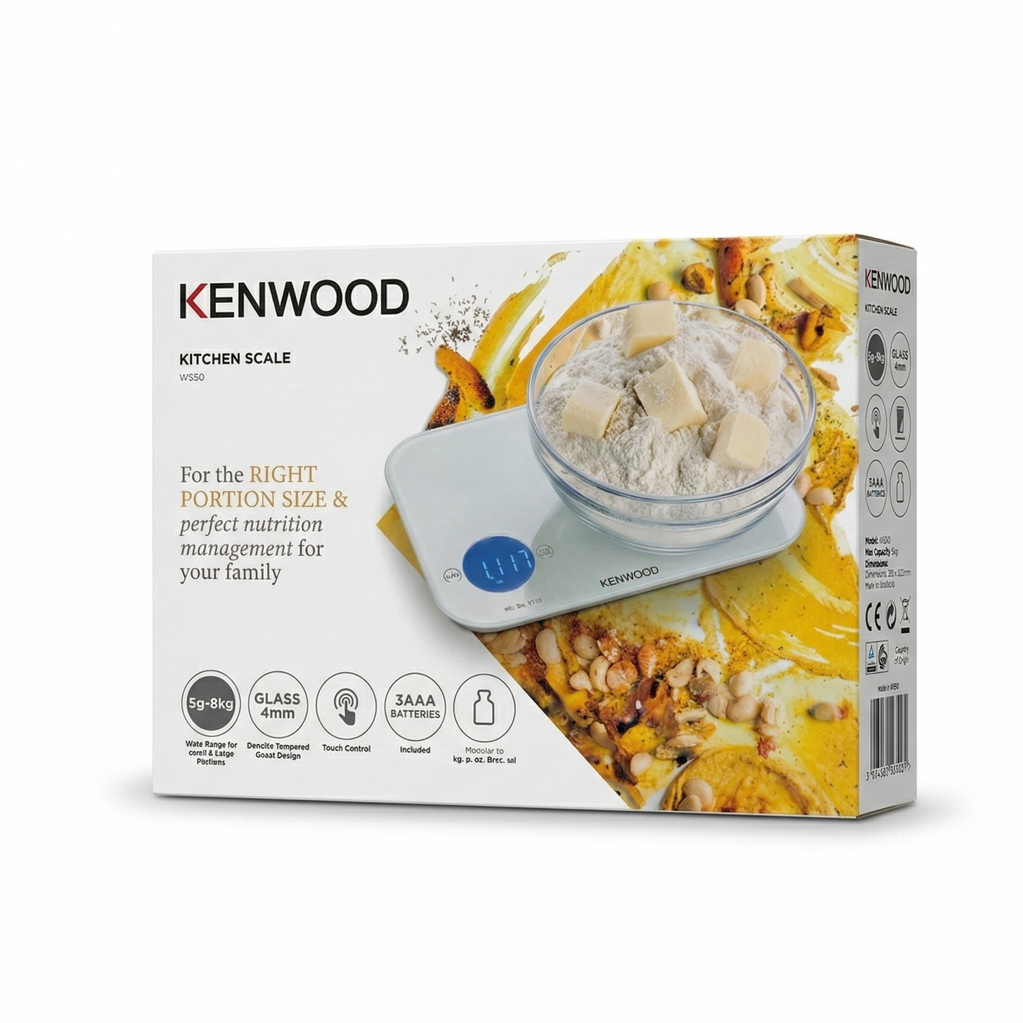 Kenwood Balance de Cuisine Digitale  – Précision 8KG WEP50.000