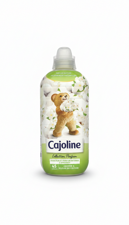 Cajoline Jasmin & Fleur de Coton – Adoucissant Parfumé (45 lavages)