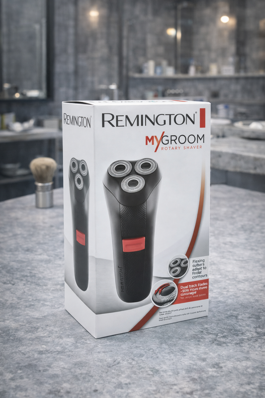 Rasoir Électrique Remington MyGroom Rotary Shaver – Têtes Rotatives – Double Lame