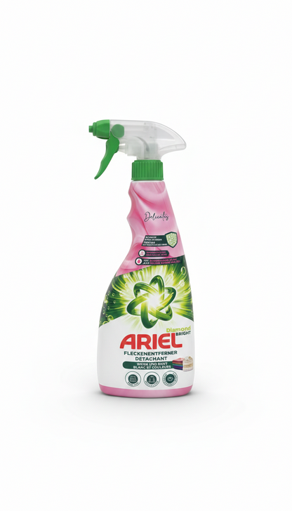 Ariel Diamond Bright – Détachant Puissant pour Blanc & Couleurs