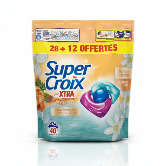 Super Croix par XTRA Écodoses – Parfum Maroc (40 Lavages)