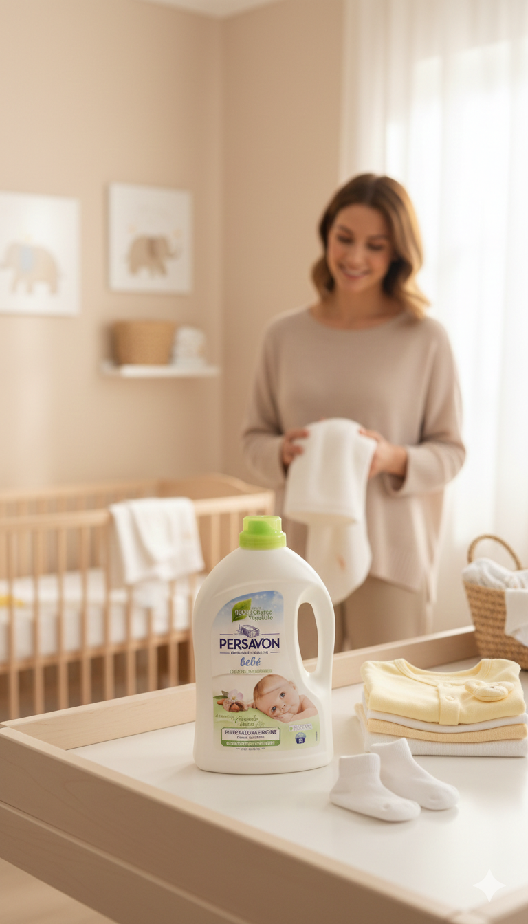 Persavon Bébé – Lessive Hypoallergénique à l’Amande Douce