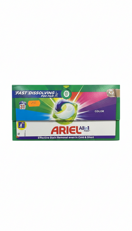 Ariel All-in-1 Pods Color – Capsules  pour Linge Coloré (31 Lavages)