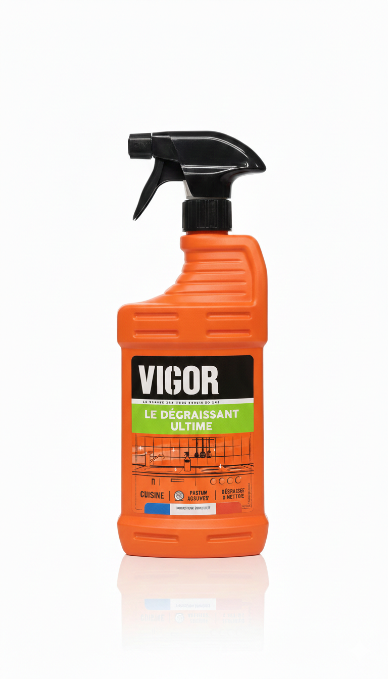 VIGOR Le Dégraissant Ultime – Nettoyant Puissant Multi-Surfaces