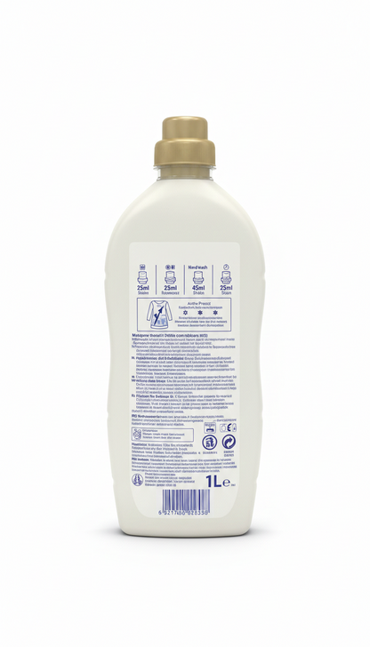 Dreft Ultimate Care White Blossoms – Adoucissant au Collagène (40 lavages)