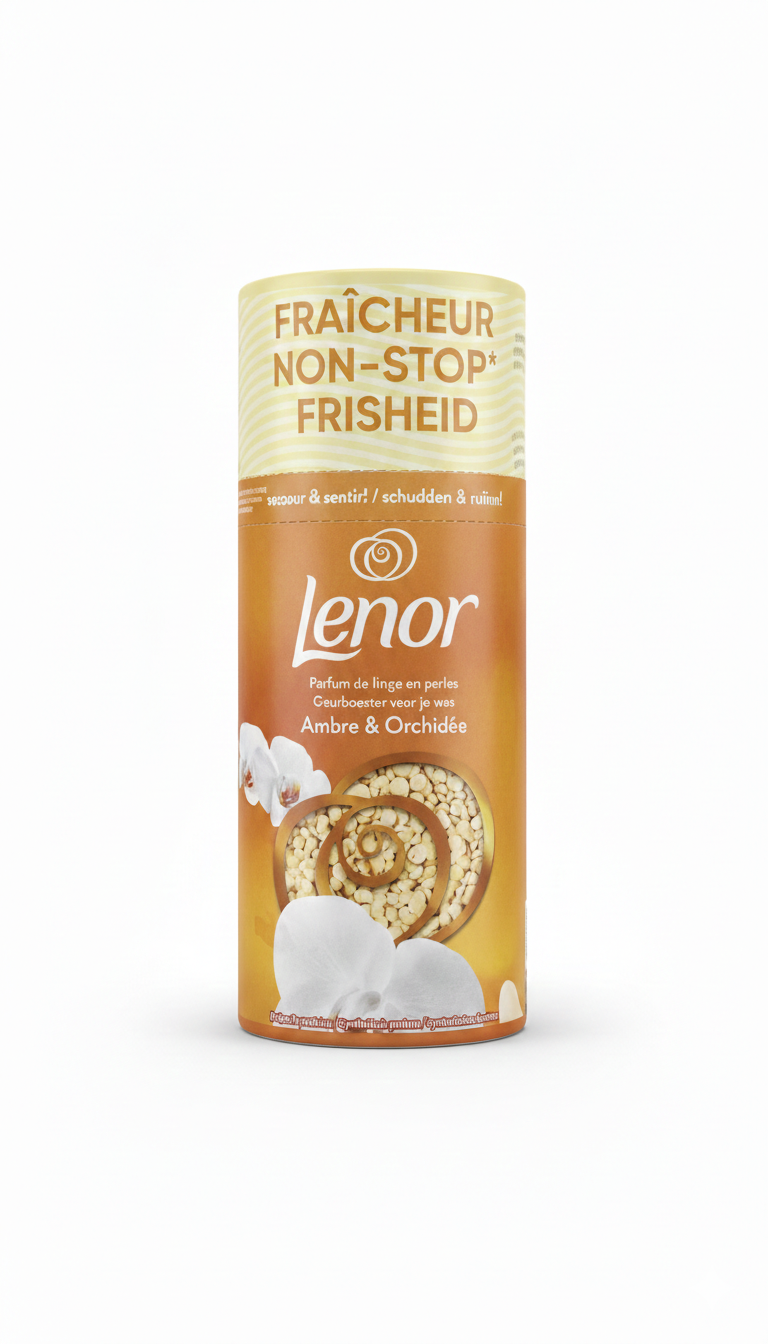 Lenor Unstoppables Ambre & Orchidée – Perles de Parfum pour Linge