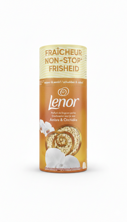 Lenor Unstoppables Ambre & Orchidée – Perles de Parfum pour Linge
