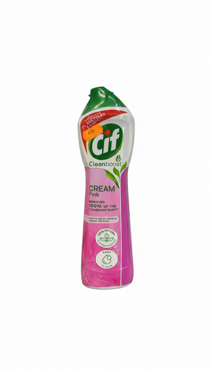 Cif Cleanboost Crème Pink – Nettoyant Multi-Surfaces