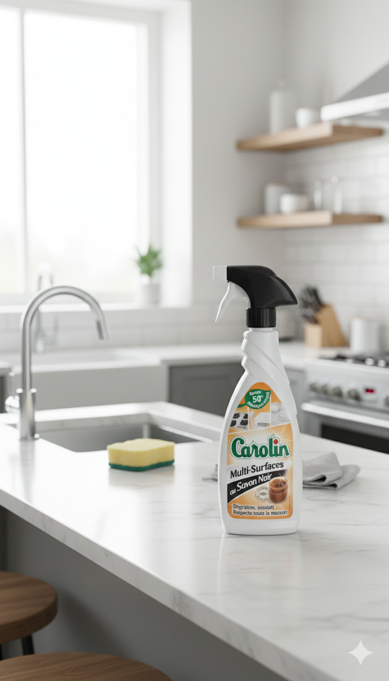 Carolin Multi-Surfaces au Savon Noir – Nettoyant Naturel & Efficace