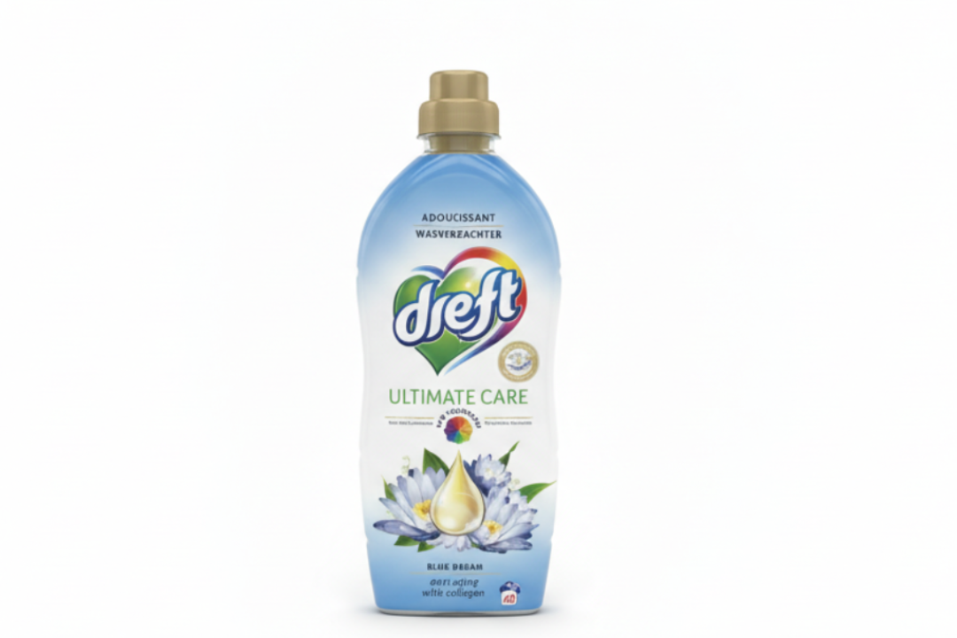Dreft Ultimate Care Blue Dream – Adoucissant au Collagène (40 lavages)