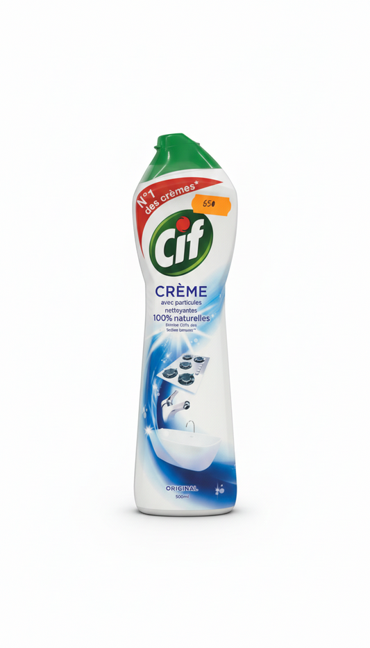 Cif Crème Original 500 ml – Nettoyant Multi-Surfaces
