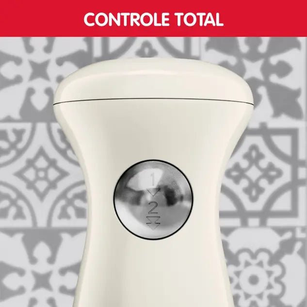 Moulinex Soleil Ivoire, Pied mixeur, 2 vitesses, 2 lames ZELKROM, Ivoire