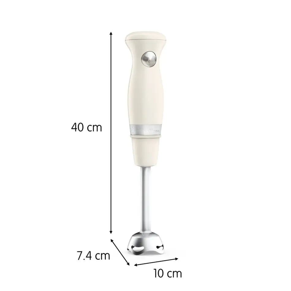Moulinex Soleil Ivoire, Pied mixeur, 2 vitesses, 2 lames ZELKROM, Ivoire