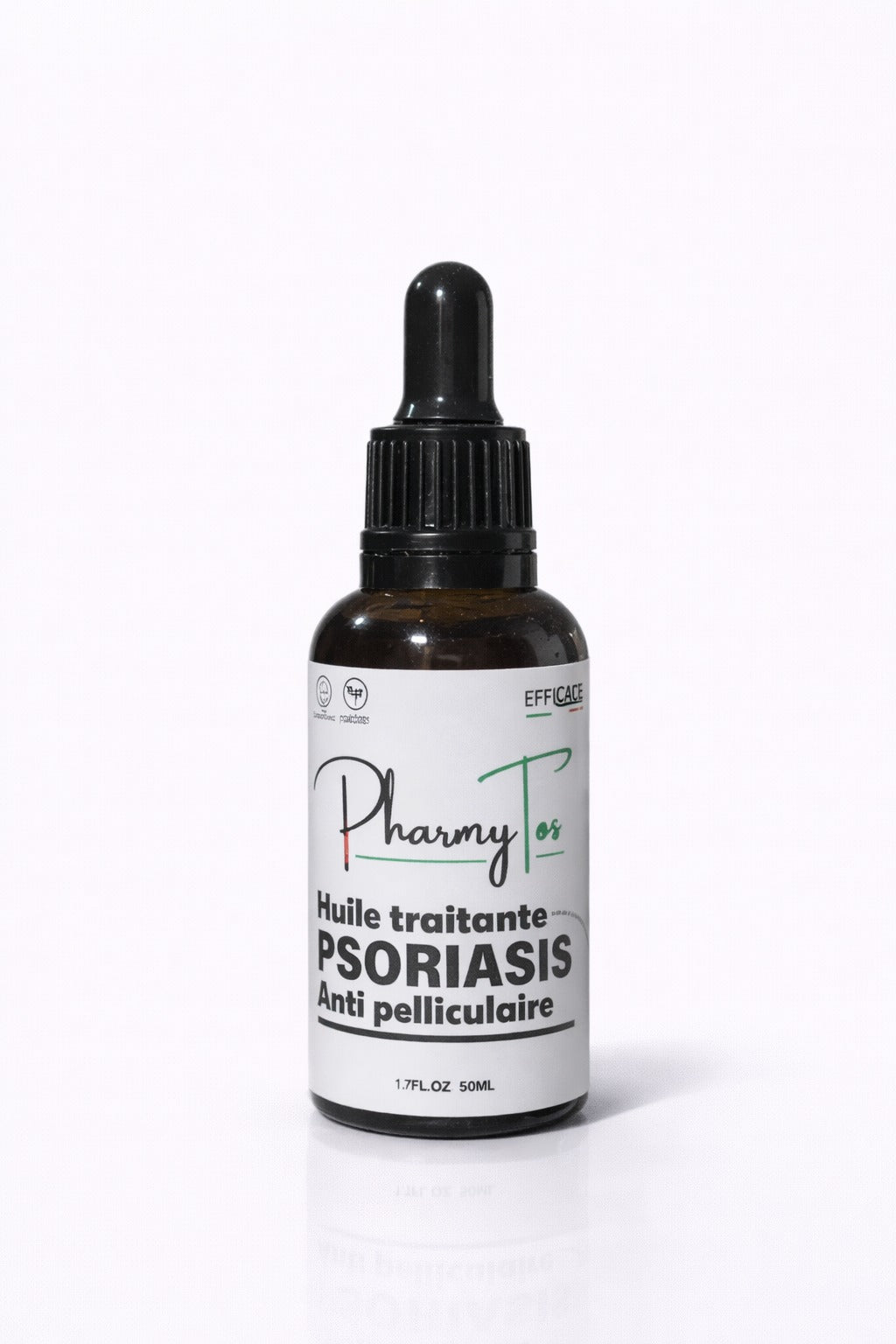 PharmyTos Traitement Psoriasis & Anti-Pelliculaire  Duo Shampooing + Huile Dermatologique