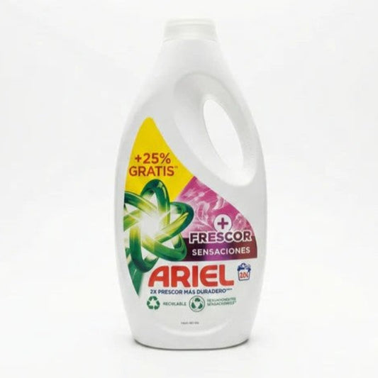 Ariel Lessive Liquide 24+6 lavages (+25% gratuit)