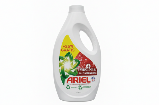 Ariel Extra Poder 29+8 lavages – Lessive liquide détachante