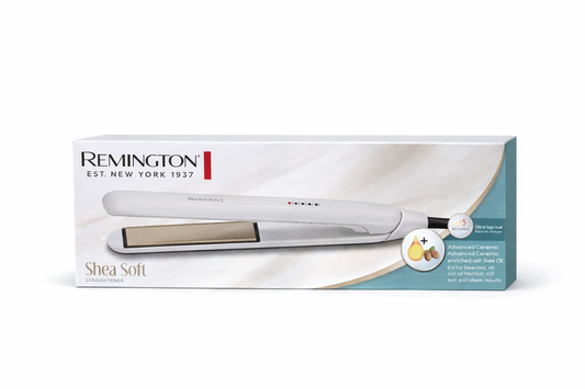 Lisseur Remington Shea Soft – Plaques Céramique au Beurre de Karité