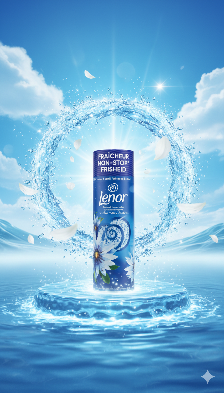 Lenor Unstoppables Envolée d’Air – Perles de Parfum pour Linge