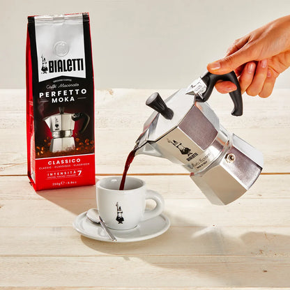 Bialetti Moka Express Cafetière en Aluminium Italienne