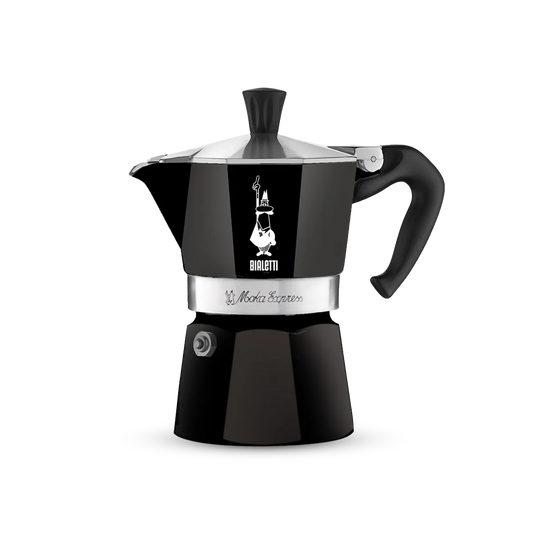 Bialetti Moka Express Cafetière en Aluminium Italienne Noir