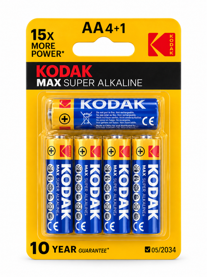 Kodak MAX Super Alkaline pile AA 4+1pcs