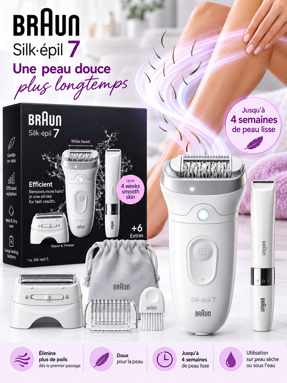 Braun Silk-épil 7 – Épilateur électrique