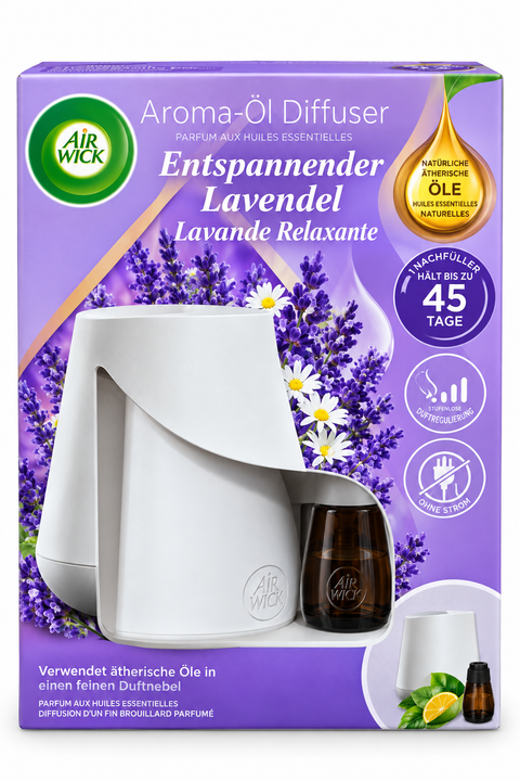 Air Wick Aroma-Öl Diffuseur – Lavande Relaxante